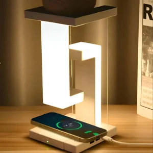 Anti Gravity Table Lamp wireless დამუხტვის ფუნქციით