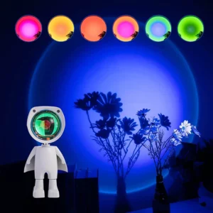 Astronaut Sunset Lamp – 15 Colors