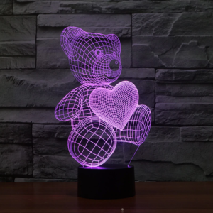 3D დათუნია სანათი